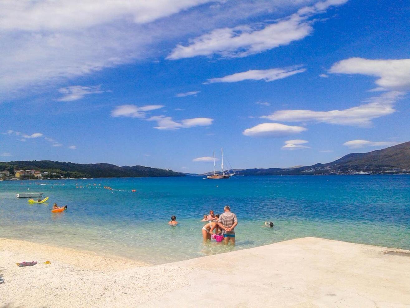 Apartment Tamara - great view Trogir Exterior foto
